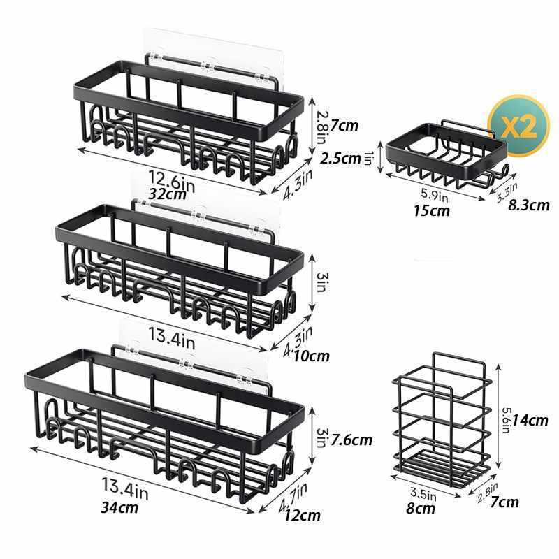 Bathroom Storage Rack Set Large Capacity